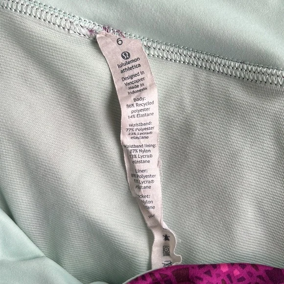 LULULEMON💫Women’s Plum Paradise Camo Geo Regal Run Times Shorts - Picture 12 of 16